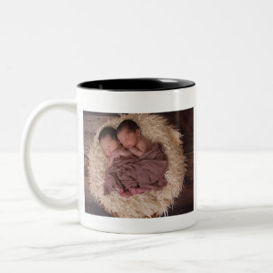 Tasse 2 Couleurs Photo personnalisée