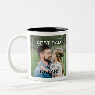 Tasse 2 Couleurs PhotoPop Meilleur Papa De Par Custom Année Photo T