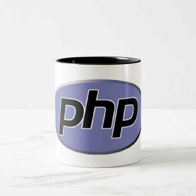 Tasse 2 Couleurs PHP-grand (Centre)