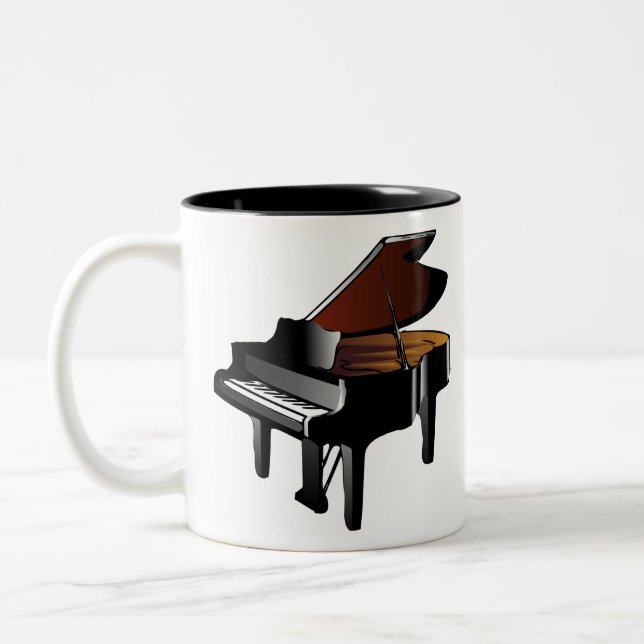 Tasse 2 Couleurs Piano (Gauche)