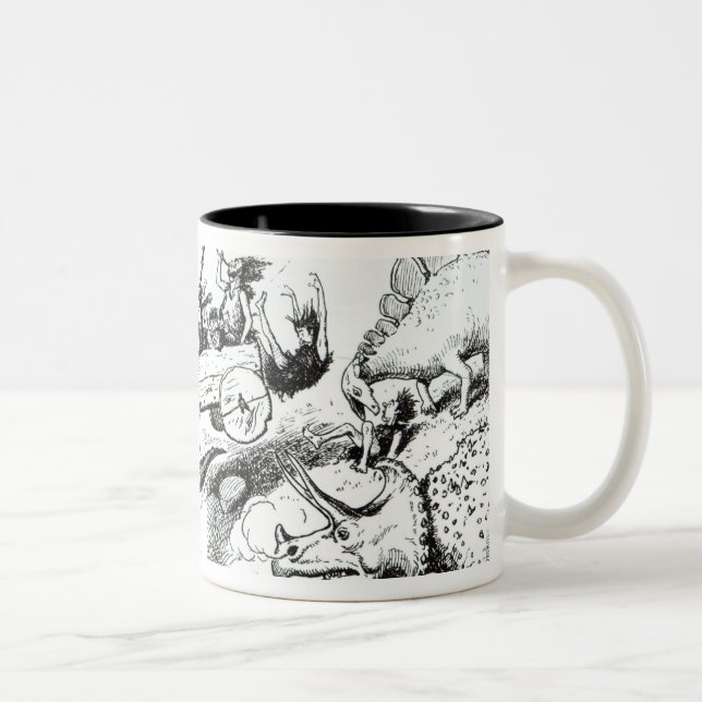Tasse 2 Couleurs Piaulements préhistoriques, 1894 (Droit)