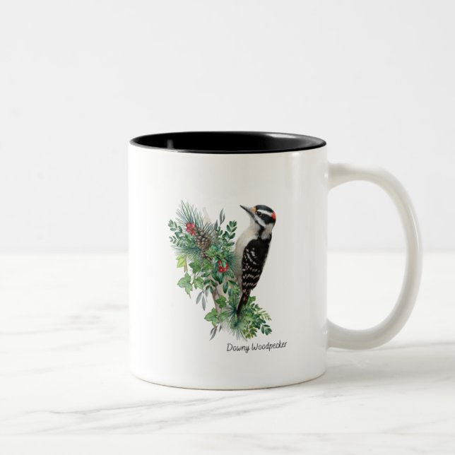 Tasse 2 Couleurs Pic-de-tête Downy (Droit)