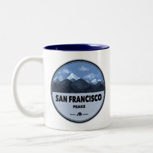 Tasse 2 Couleurs Pics de San Francisco Arizona Camping