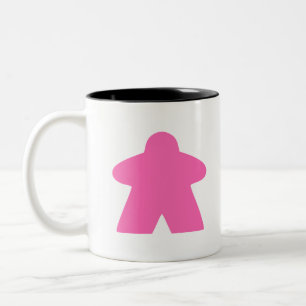 Tasse 2 Couleurs Pièce de jeu de table de membres rose