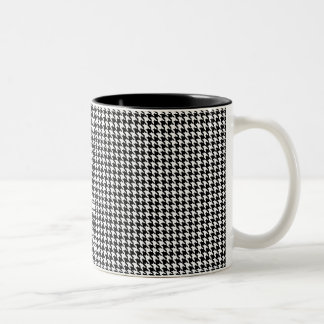 Tasse 2 Couleurs Pied-de-poule personnalisé