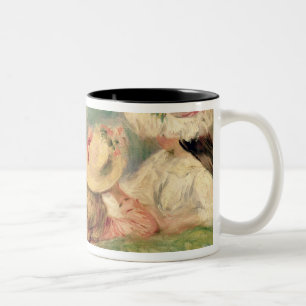 Tasse 2 Couleurs Pierre jeunes filles de Renoir un   sur la berge