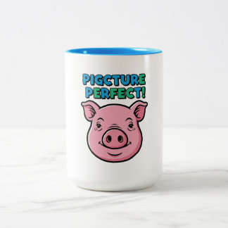 Tasse 2 Couleurs Pig Picture Perfect Design