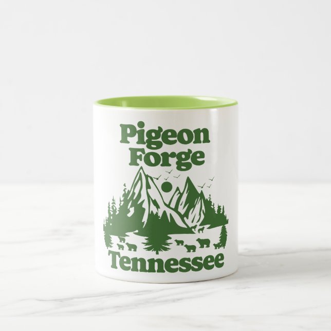 Tasse 2 Couleurs Pigeon Forge Tennessee (Centre)