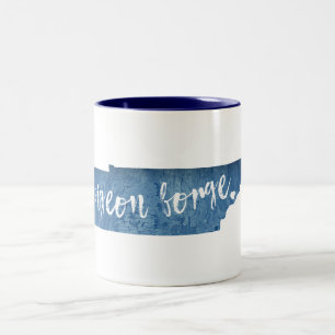 Tasse 2 Couleurs Pigeon Forge Tennessee Wood Grain