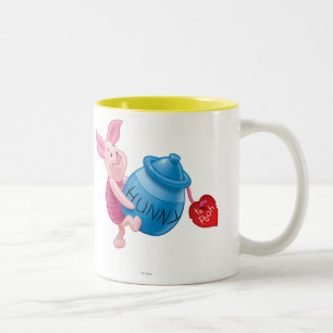 Tasse 2 Couleurs Piglet et Hunny Pot
