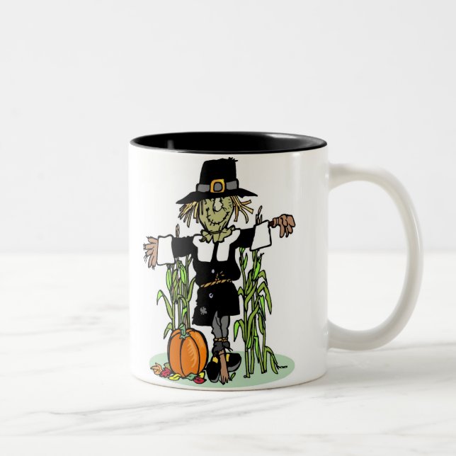 Tasse 2 Couleurs Pilgrim Scarecrow (Droit)