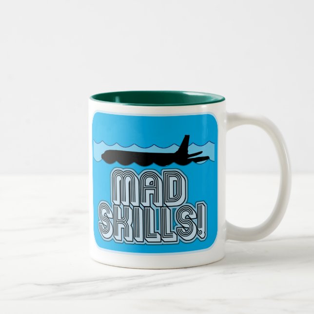 Tasse 2 Couleurs Pilote de compétences multiples (Droit)