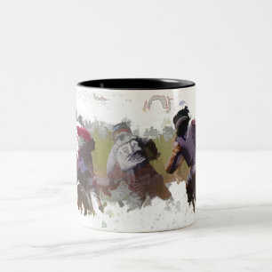 Tasse 2 Couleurs Pilotes de moto-cross