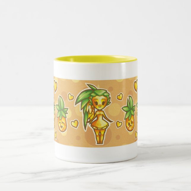 Tasse 2 Couleurs PineappleChibi (Centre)