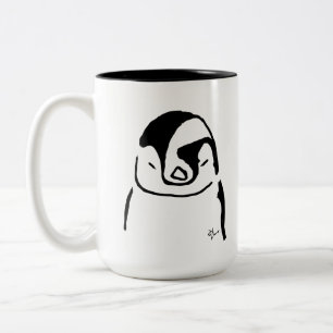Tasse 2 Couleurs Pingouin - Adolf Lorenzo