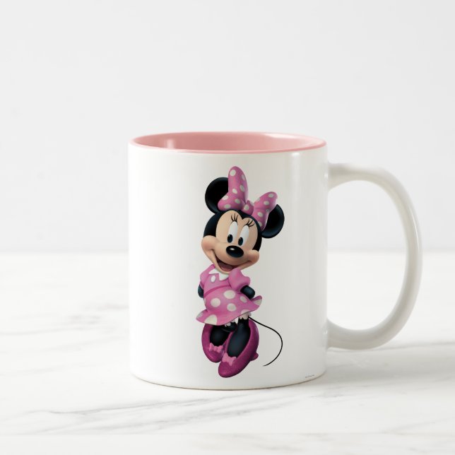 Tasse 2 Couleurs Pink Minnie | Derrière les mains (Droit)