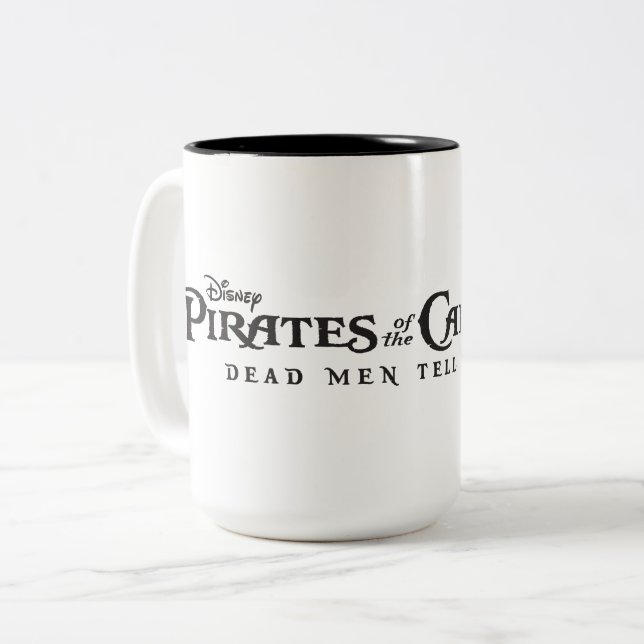 Tasse 2 Couleurs Pirates des Caraïbes 5 Logo (Devant gauche)