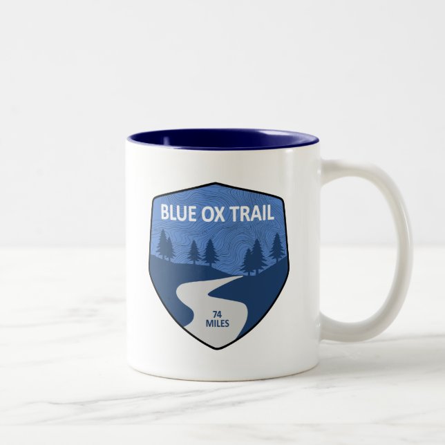 Tasse 2 Couleurs Piste Blue Ox (Droit)