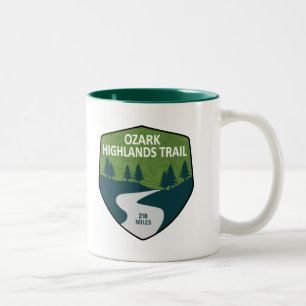 Tasse 2 Couleurs Piste des Hautes-Terres d'Ozark