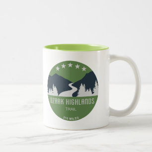 Tasse 2 Couleurs Piste des Hautes-Terres d'Ozark