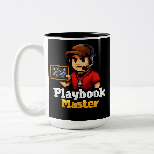 Tasse 2 Couleurs Pixel Playbook Master (Gauche)