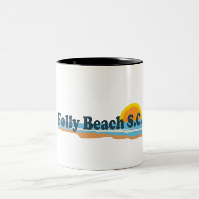 Tasse 2 Couleurs Plage de folie (Centre)