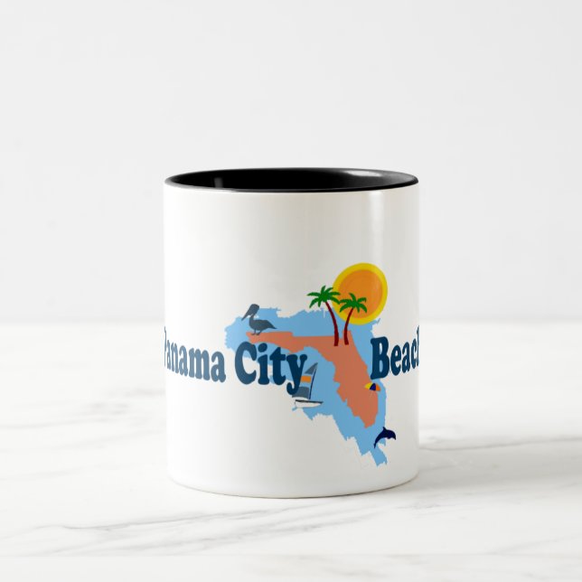 Tasse 2 Couleurs Plage de Panamá City (Centre)
