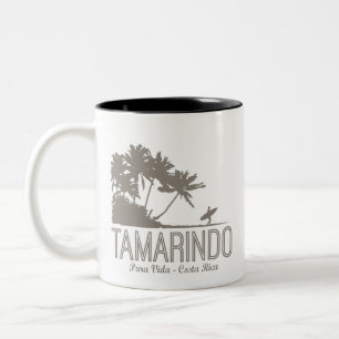 Tasse 2 Couleurs Plage de Surfers Tamarindo Costa Rica