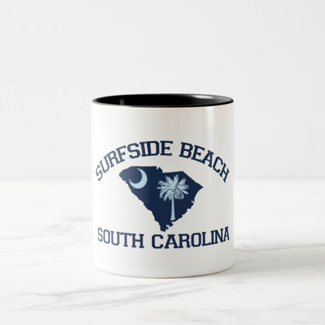 Tasse 2 Couleurs Plage de Surfside (Centre)