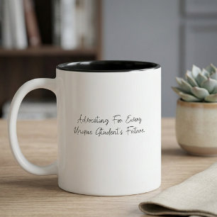 Tasse 2 Couleurs Plaider pour l'avenir de chaque élève unique
