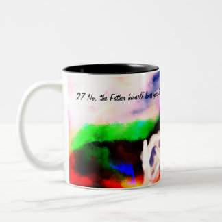 Tasse 2 Couleurs Plan Jésus