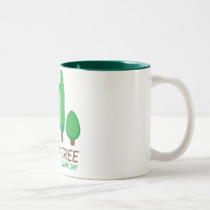 Tasse 2 Couleurs Plantez un arbre - journée de l'arbre