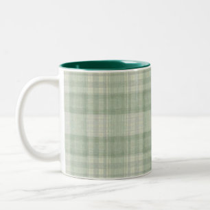 Tasse 2 Couleurs Plat vert sauge clair