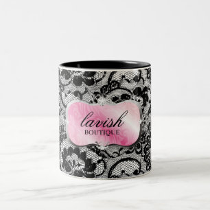 Tasse 2 Couleurs Plateau 311 et dentelle roses somptueux