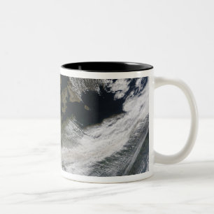 Tasse 2 Couleurs Plume de cendre du volcan 2 d'Eyjafjallajokull