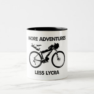 Tasse 2 Couleurs Plus d'Aventures Moins Lycra Bikepacking