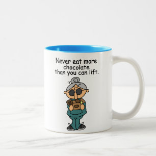 Tasse 2 Couleurs Plus d'Humours au chocolat