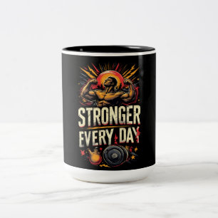Tasse 2 Couleurs Plus fort chaque jour