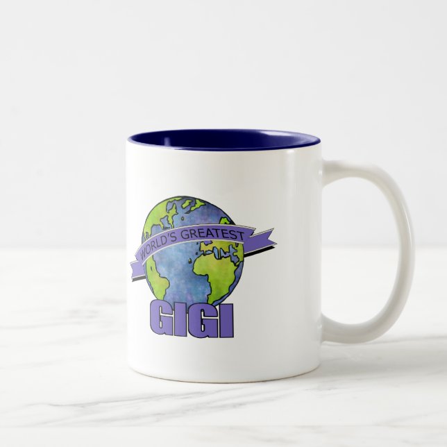 Tasse 2 Couleurs Plus grand Gigi du monde (Droit)