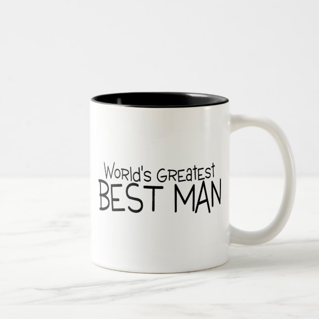 Tasse 2 Couleurs Plus grand meilleur mariage d'homme des mondes (Droit)