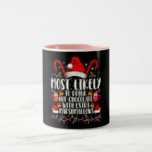 Tasse 2 Couleurs Plus Susceptible De Boire Des Chamallows De Chocol