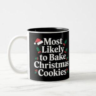 Tasse 2 Couleurs Plus susceptible de préparer des biscuits de Noël 