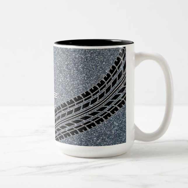 Tasse 2 Couleurs Pneu personnalisé Treads Gravel Texg (Droit)