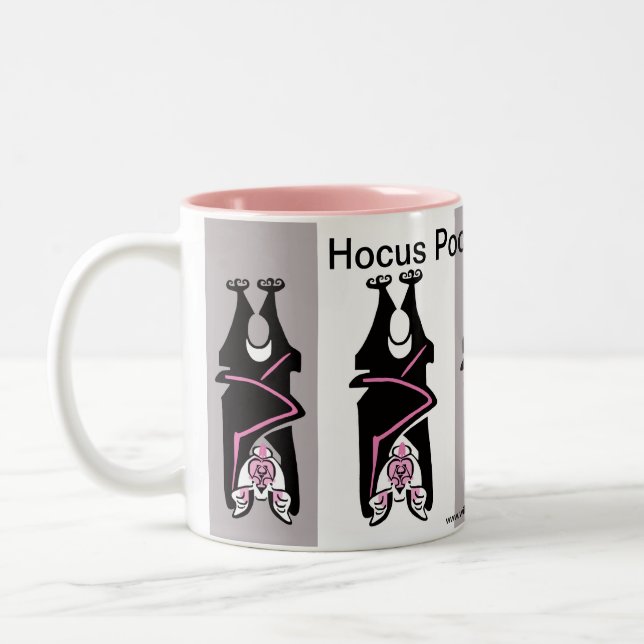 Tasse 2 Couleurs POCUS HOCUS Graphique - Halloween- (Gauche)