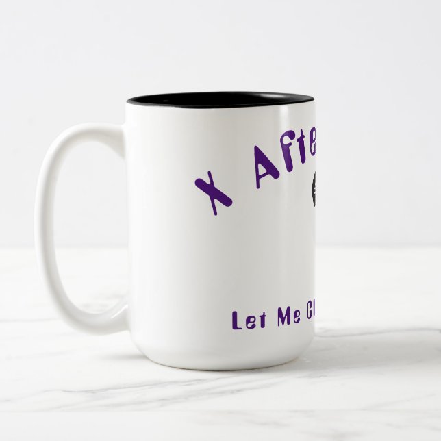 Tasse 2 Couleurs Podcast X après les heures de podcast (Gauche)