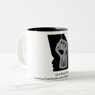 Tasse 2 Couleurs Poing du caucus noir