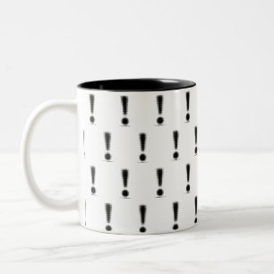 Tasse 2 Couleurs Point d'exclamation Dotty