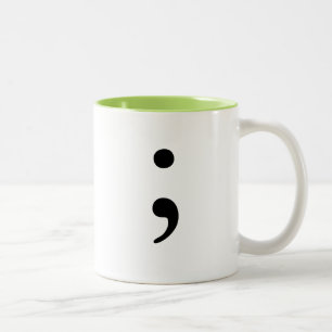 Tasse 2 Couleurs Point-virgule