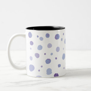 Tasse 2 Couleurs points peints à la main