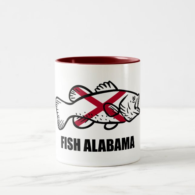 Tasse 2 Couleurs Poisson Alabama (Centre)